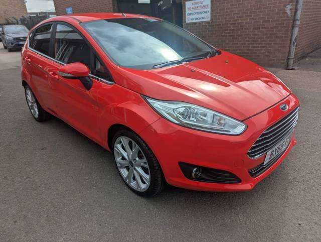 Ford Fiesta 1.5 TDCi Titanium 5dr Hatchback Diesel Red