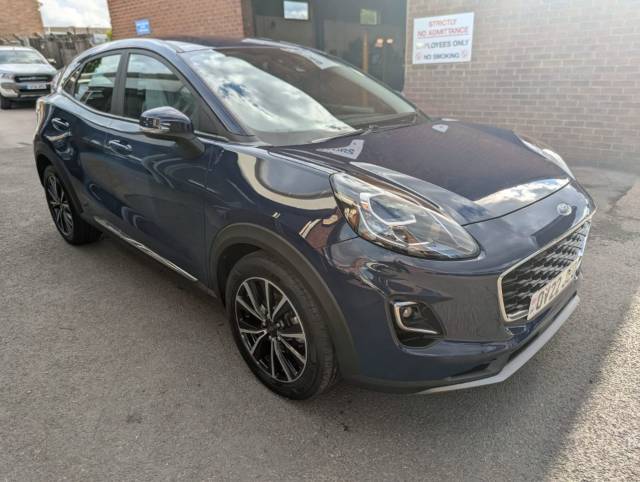Ford Puma 1.0 EcoBoost Hybrid mHEV Titanium 5dr Hatchback Petrol Blue